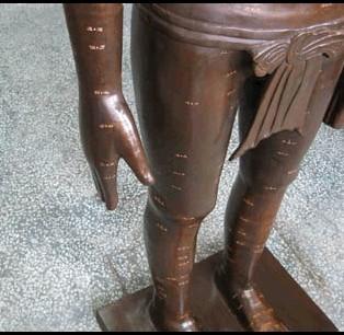 仿古針灸銅人高158cm 